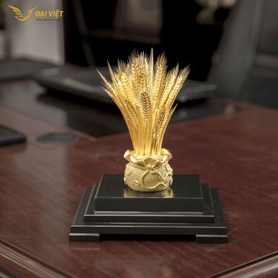 Hũ Lúa Thần Tài Dát Vàng 24K